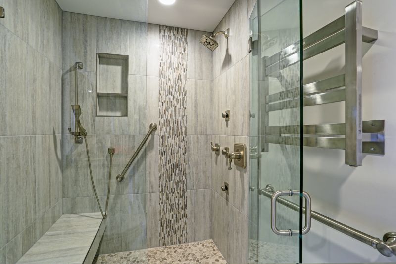 Shower with Large Format Tiles