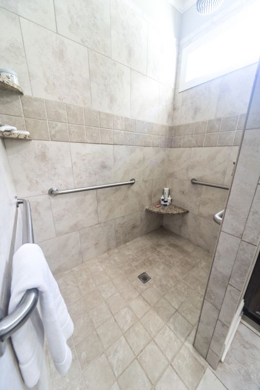 Open Concept Shower Space